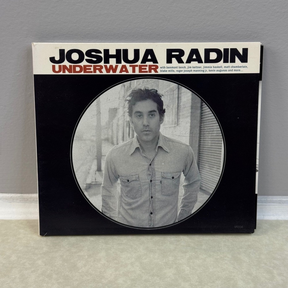 Joshua Radin Underwater (CD 2012 Mom Pop) Indie Folk Pop Singer Songwriter Music